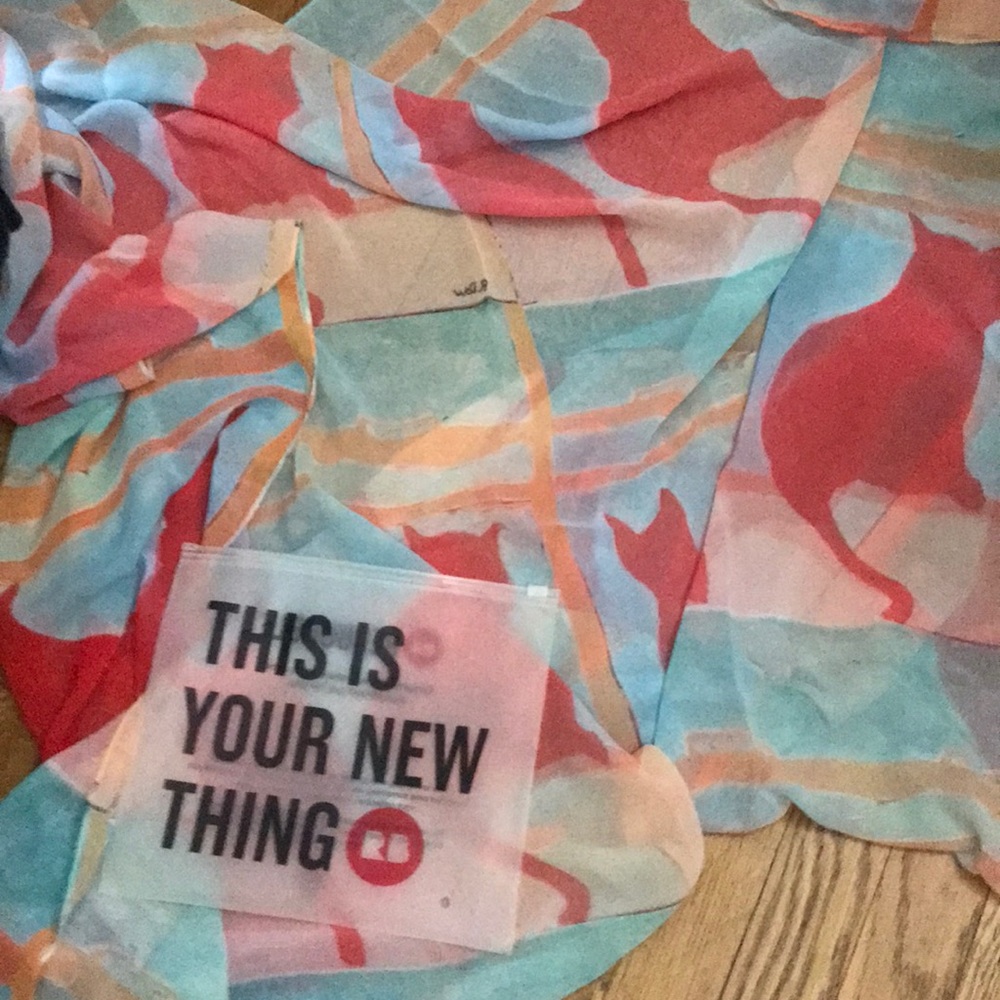 New Artist designed one of a kind large scarf wrap